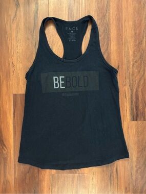Women’s ENCE Black 'Be Bold' Racerback Tank